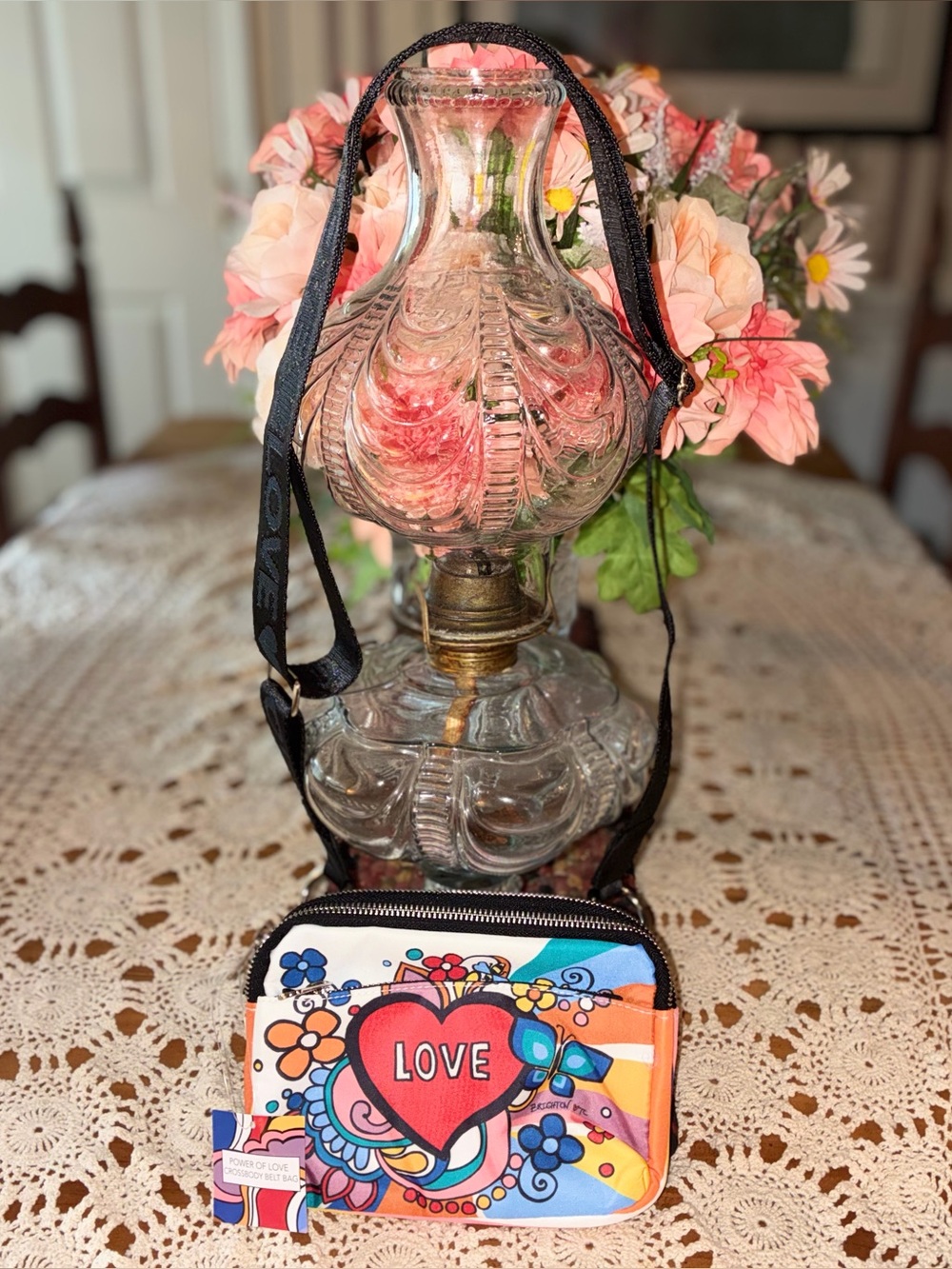 New With Tags Brighton Power of Love Crossbody Bag - Picture 7 of 12